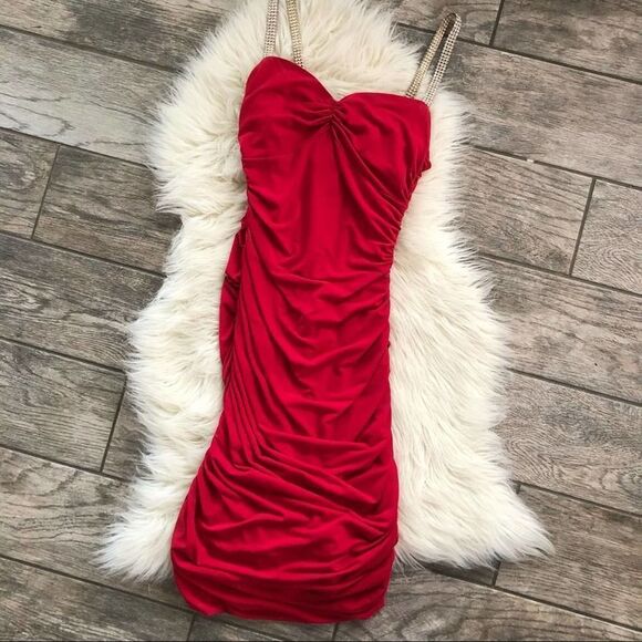 Victoria’s Secret Red Diamond Strap Dress XS - Picture 1 of 6
